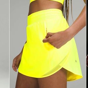 Lululemon hotty hot high rise skirt